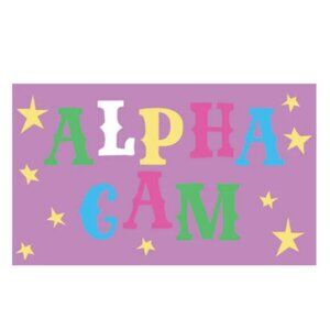 Alpha Gamma Delta Sorority Flag